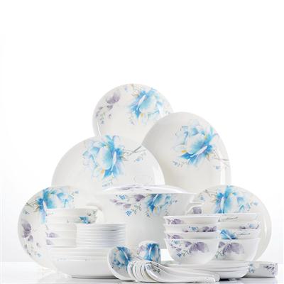 美女透B网站48头聆听花开骨瓷礼品餐具套装